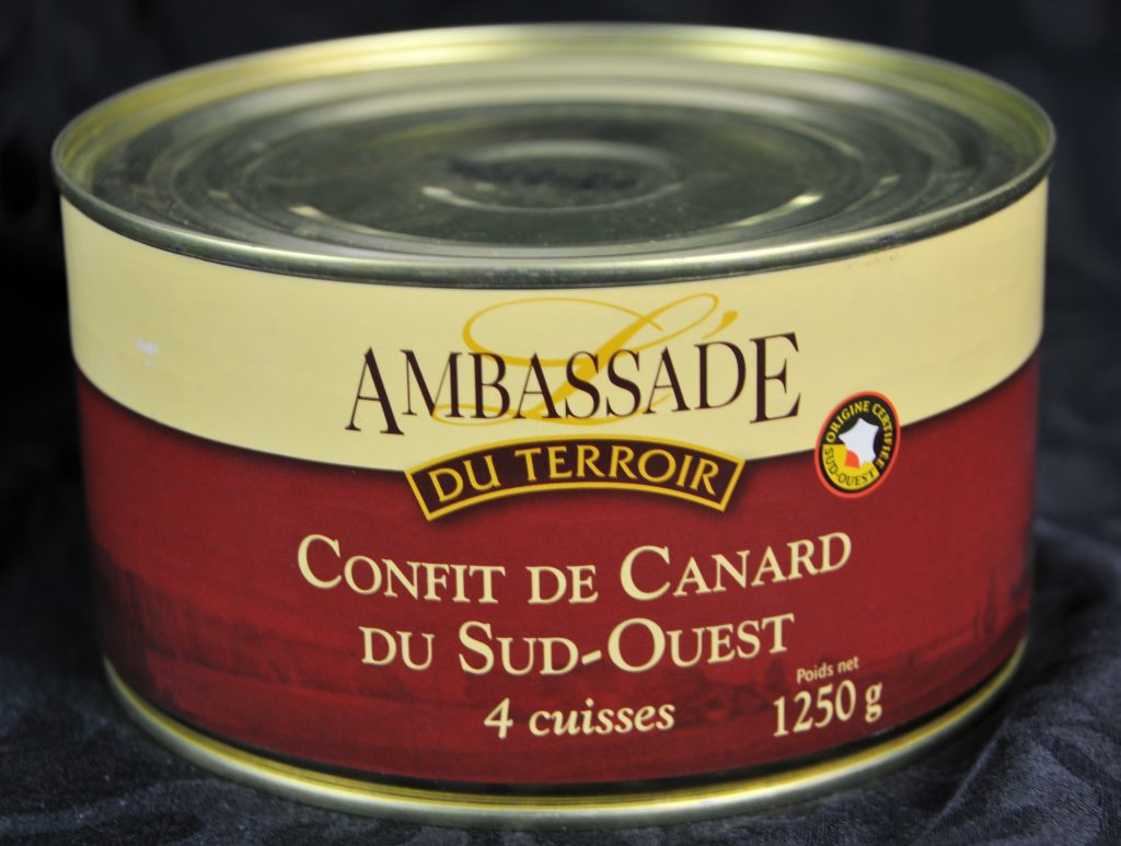 Confit de Canard du Sud Ouest 4 Cuisses. Conserve 1250 gr DialiDelicatessen